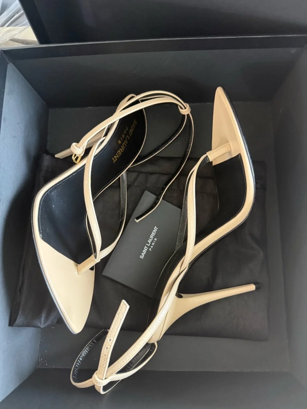 Saint Laurent Nadja Sandals 37 new in box - Picture 6 of 8